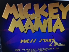 Mickey Mania: The Timeless Adventures of Mickey Mouse - Sega CD Complete TESTED