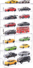 Hot 1/64 Scale Matchbox Wheels Toy Car Display Case Holds 32 Toy Cars Storage Or