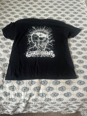 Mohawk Skull Worldwide Tour 2025 Inspired Graphic T-Shirt size XL