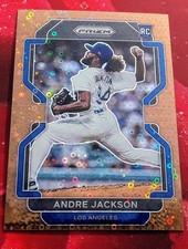 2022 Panini Prizm Tier II Bronze Donut Circle /40 Andre Jackson Rookie RC 