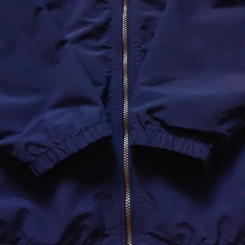 Lands' End Men's Zip Up Nylon Jacket with Mesh Lining & Hood Blue Size L (42-44) image 14