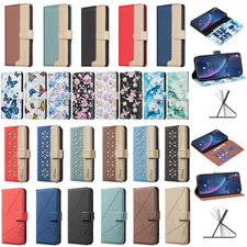 For LG V20/V30/V40/V50/V60 ThinQ Flip Shockproof Wallet Stand Phone Leather Case