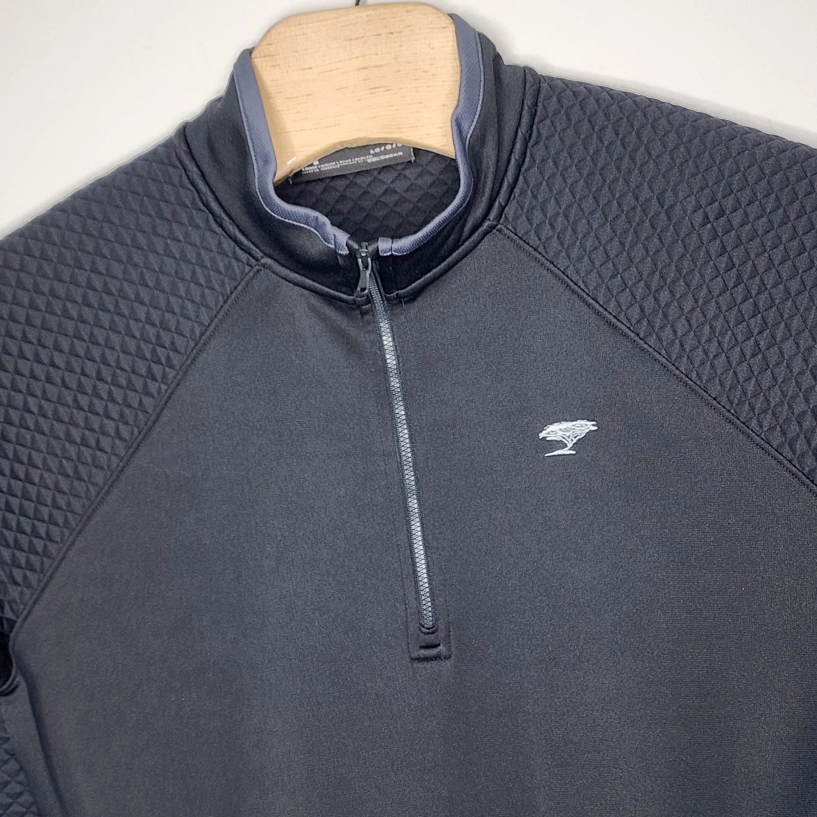 Under Armour Cold Gear Men's Pullover Sweatshirt Size L 1/4 Zip Black