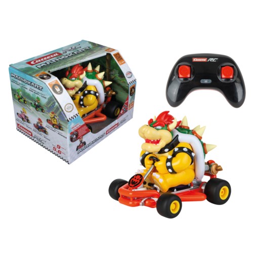 Carrera RC Nintendo Mario Kart Pipe Kart Bowser avec technologie 2.4 GHz anti-interférence