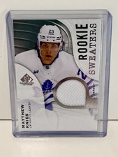 2023-24 SP Game Used ROOKIE SWEATERS JERSEY PATCH Matthew Knies ROOKIE CARD RC.