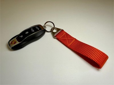 Porsche Motorsport 911 GT3 RS V2 Door Pull ORANGE KeyChain 991 997 964 Cayman