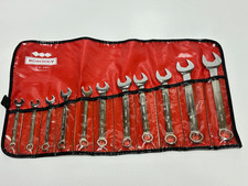 Bonney Tools Usa B-80713 11pc Short Metric 7mm-19mm Polished Wrench Set Kit Bag