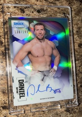 Daniel Bryan - 2020 Topps Chrome WWE Refractor On Card Auto /199! Danielson AEW