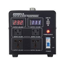 Power Transformer 220V to 110V Voltage Converter 200VA Transformer
