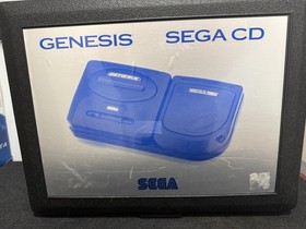 Sega CD And Genesis 2 Dual Console With Controllers Cords Rental Case Very RARE