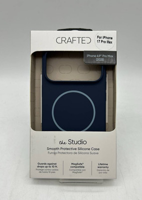 Crafted Silicone MagSafe Case for iPhone 17 Pro Max - Blue