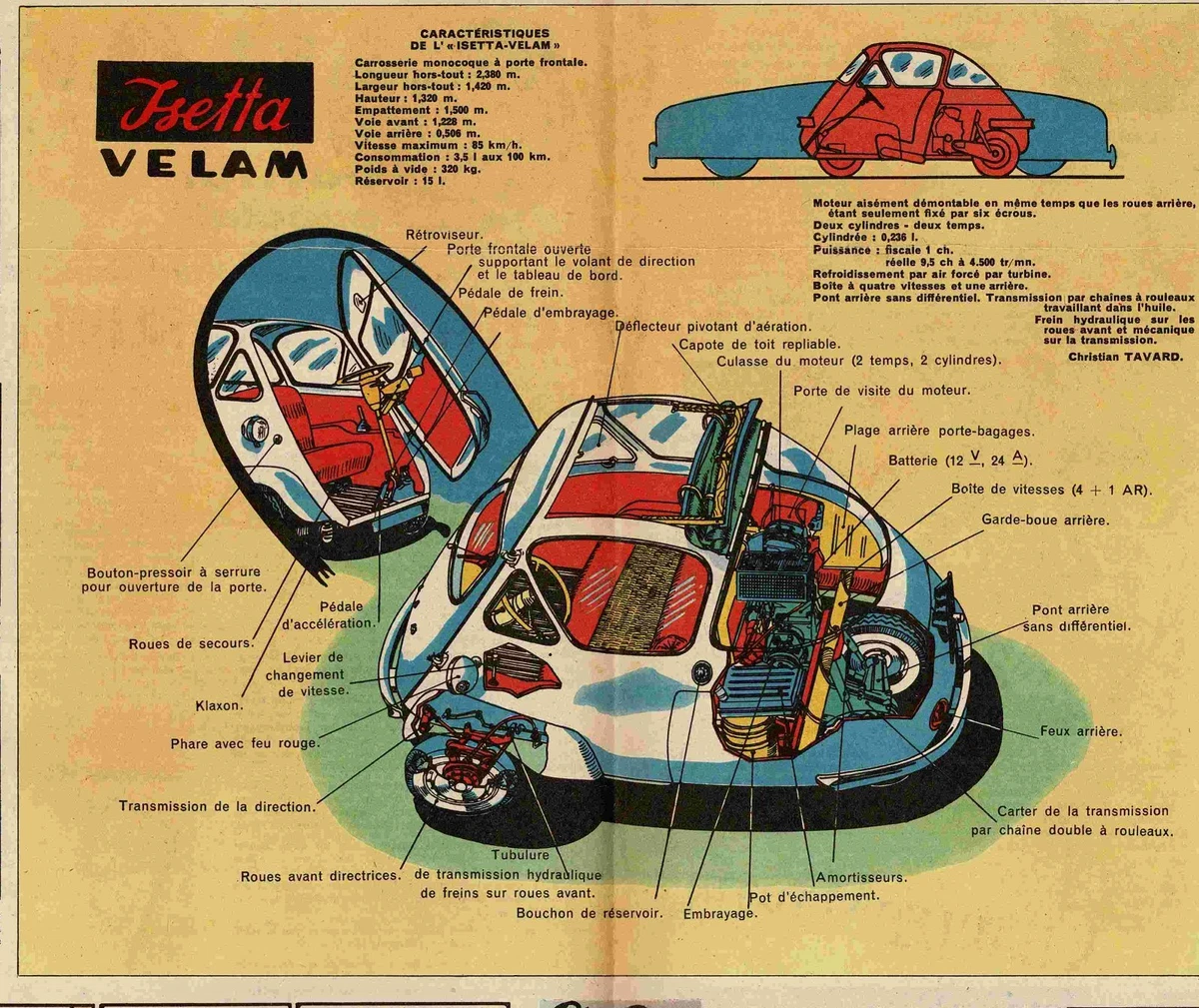 JOUET ANCIEN ISETTA Vella en tôle EUR 27,48 - FR