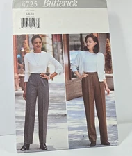 Butterick 4725 Formal Dress Pants Slacks Tapered Leg Pattern Misses 6-10 UNCUT