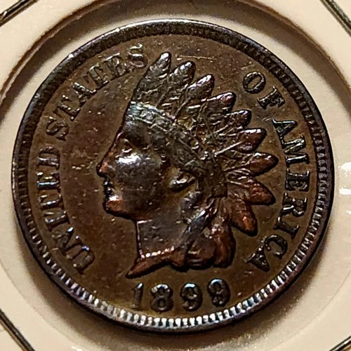 1899 Indian Head Cent - XF - Nice Toning!