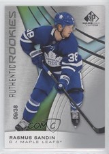 2019-20 Upper Deck SP Game Used Authentic Rookies 9/38 Rasmus Sandin #122 06iu
