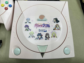 Sega Dreamcast Sakura Wars Pink Console Controller Set Tested Character Edition