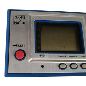 Nintendo RC-04 Game and Watch Silver Fire Boxed Japan Vintage Used 