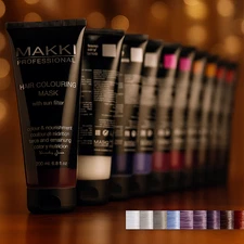 Makki Professional Semi Permanent Hair Color Mask Dye Tint Multi Colors