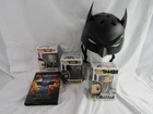 *DC FUNKO POP!* 3 Figures (Heros)/Dark Knight Trilogy DVD/Youth Batman Helmet