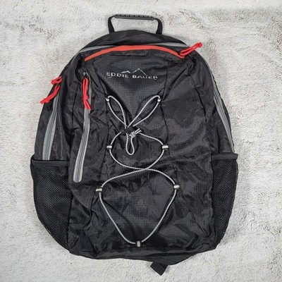 Eddie Bauer Stowaway 20L Backpack Black Outdoor Packable Hiking Camping Bag