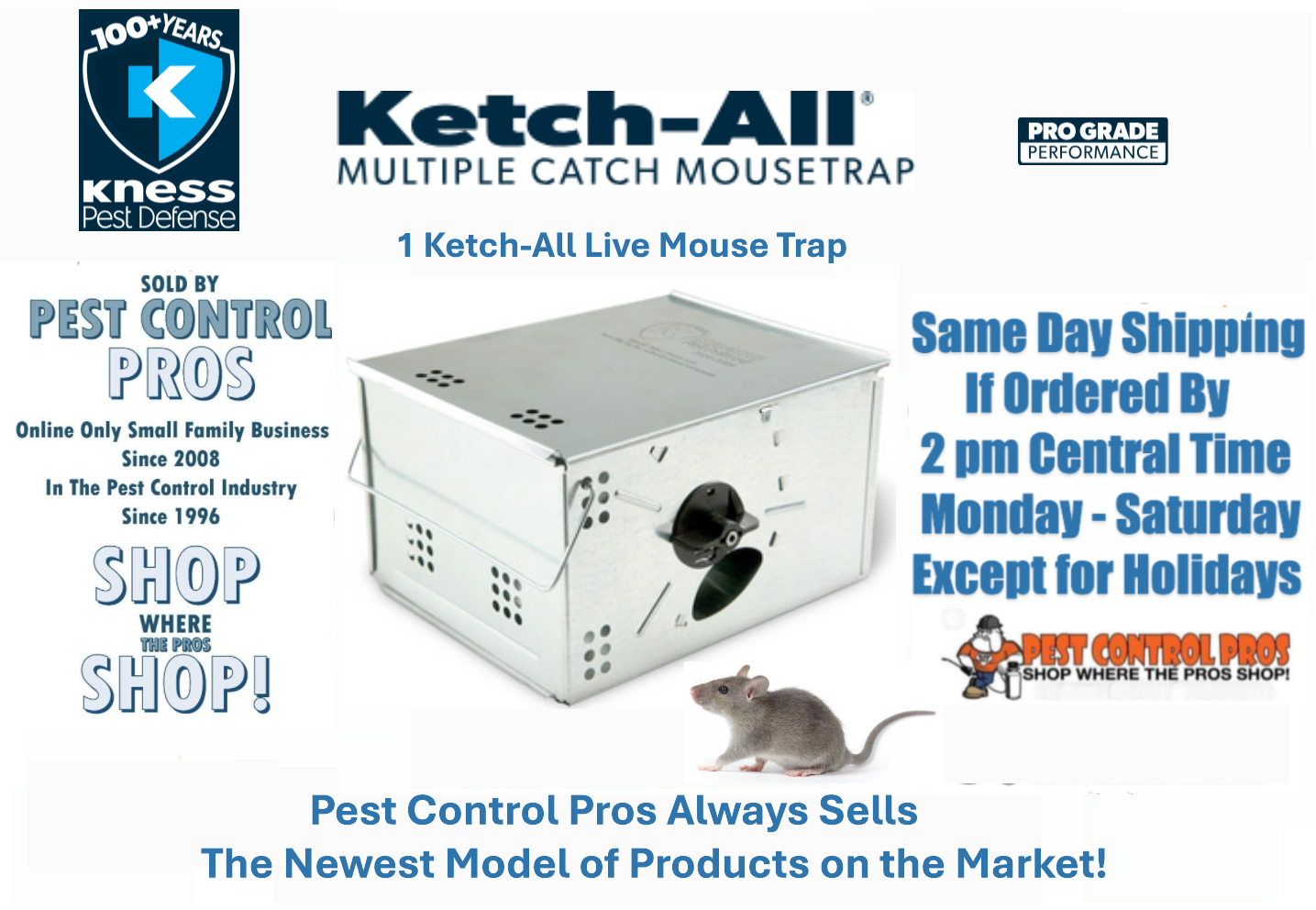 1 Ketch All Automatic Humane Mouse Mice Control Live Multi Catch Trap ...