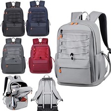 High Quality Vintage Backpack for Men Spacious Multi Pocket Laptop Bag