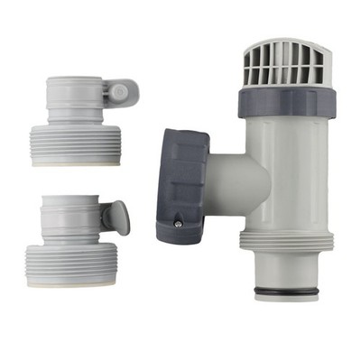 Typ B Schlauchadapter Schwimmbadadapter Wasserdurchflussregelung elastischer Gum
