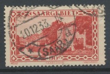 Saar Michel No. 160 gestempelt