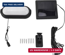 Tiiyee Solar Pendant Light, Solar Shed Light Outdoor Indoor Hanging Barn Lamp Wa