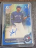 2022 Bowman Chrome Blue Mojo Refractor Auto /150 Luis Meza First Bowman