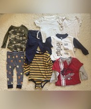 Lot Of 8 Vintage Modern Baby Boy Clothes Sz 18-24 Months