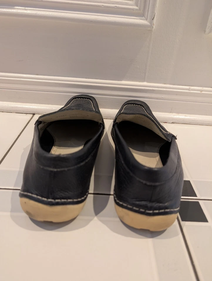 Zapatos Mocasines Para Hombre Bruno Magli 10M Cuero Azul 01932 FREGATA Foto 4 de 4