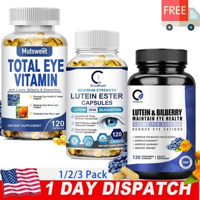 Eye Health Supplement, Lutein and Zeaxanthin, Vision Health, Eye Vitamin Support