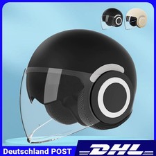Casque moto Harley avec visière Casque scooter Casque jet 54-61 cm Casque