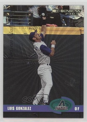 2003 Donruss Season Stat Line /90 Luis Gonzalez #229 s7g