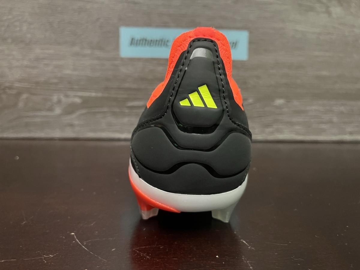 Adidas Predator Pro FG Soccer Cleats Black White Red Men display picture 1