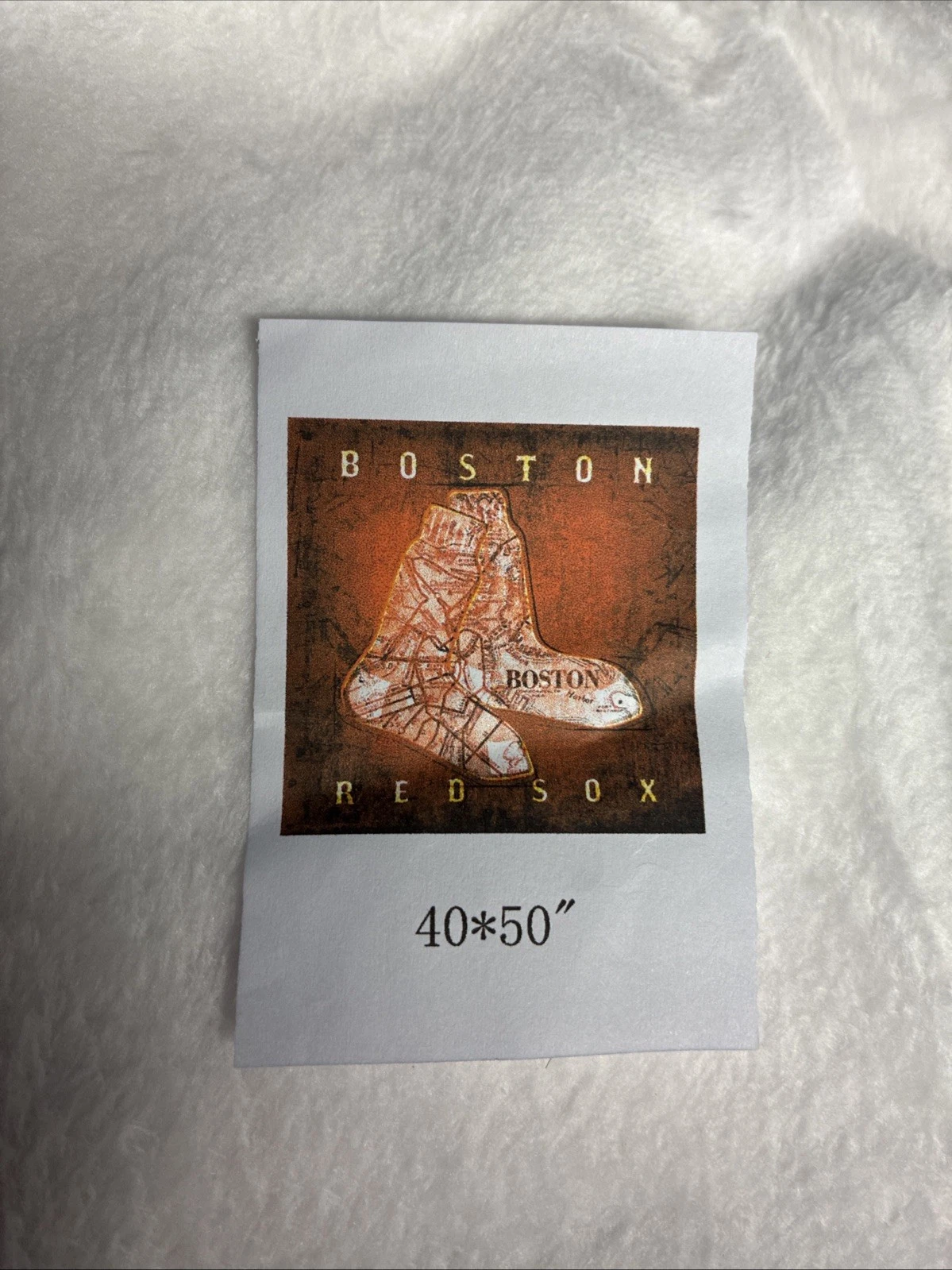 Boston Red Sox 40” x 50” Fleece Throw Blanket New