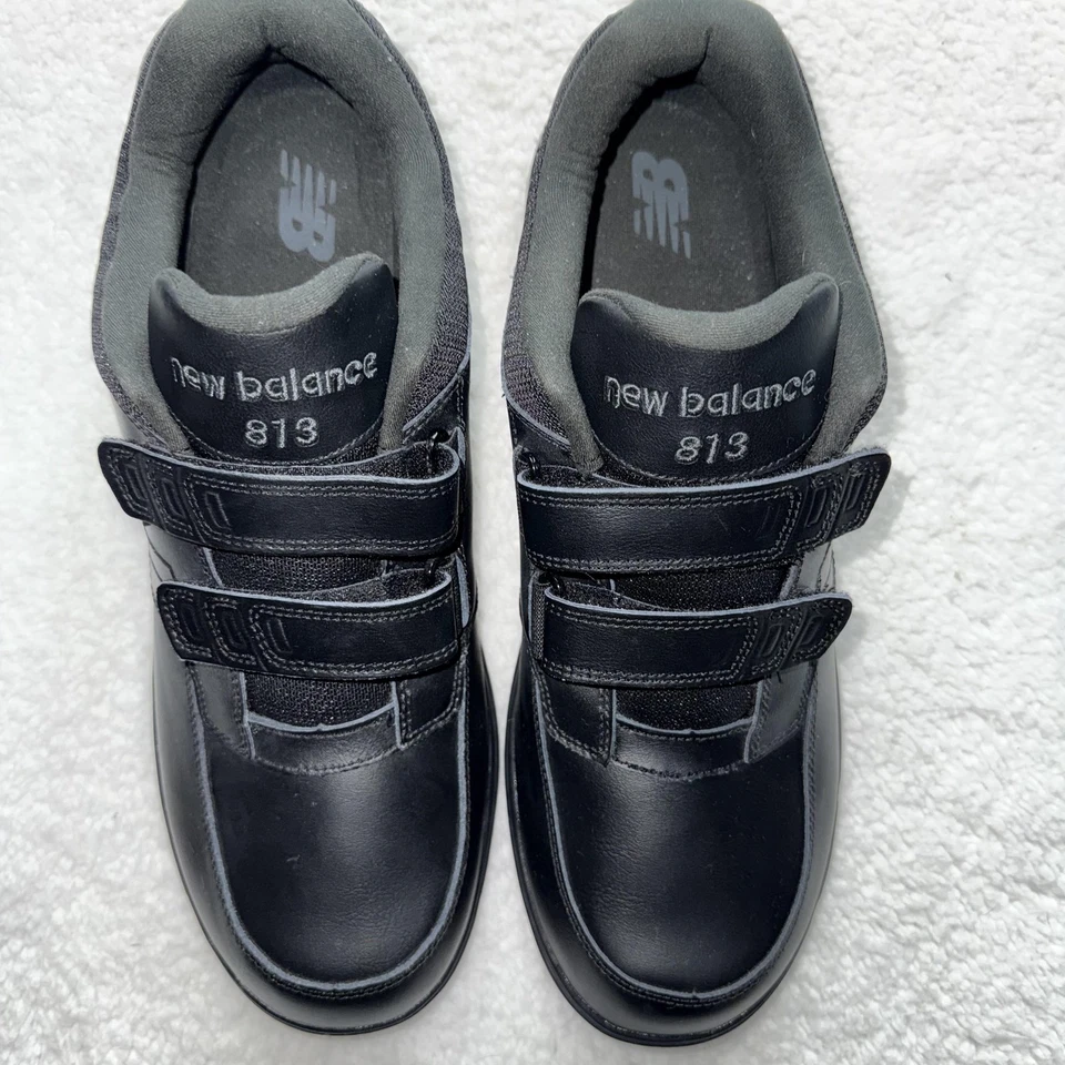 New Balance 813 Zapatos para Caminar Para Hombres Talla 14 D Negro Gancho y Lazo ROLLBAR MW813HBK Foto 3 de 4