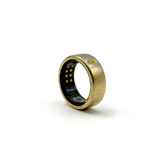 Oura Ring Gen 3 Horizon - Titanium - Size 08 - Gold - HEAVILY SCRATCHED