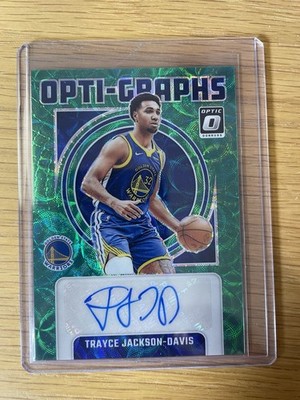 2024-25 Donruss Optic Trayce Jackson-Davis Opti-Graphs Green 17/25 - OG-TJD