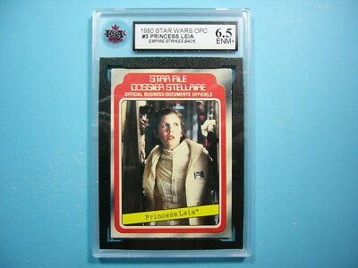 1980 O-PEE-CHEE STAR WARS EMPIRE CARD #3 PRINCESS LEIA KSA 6.5 EX/NM+ OPC ZP