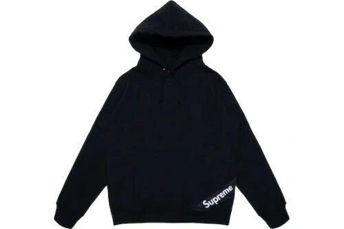 NEUF SWEAT À CAPUCHE SS18 SUPREME CORNER LABEL NOIR XL