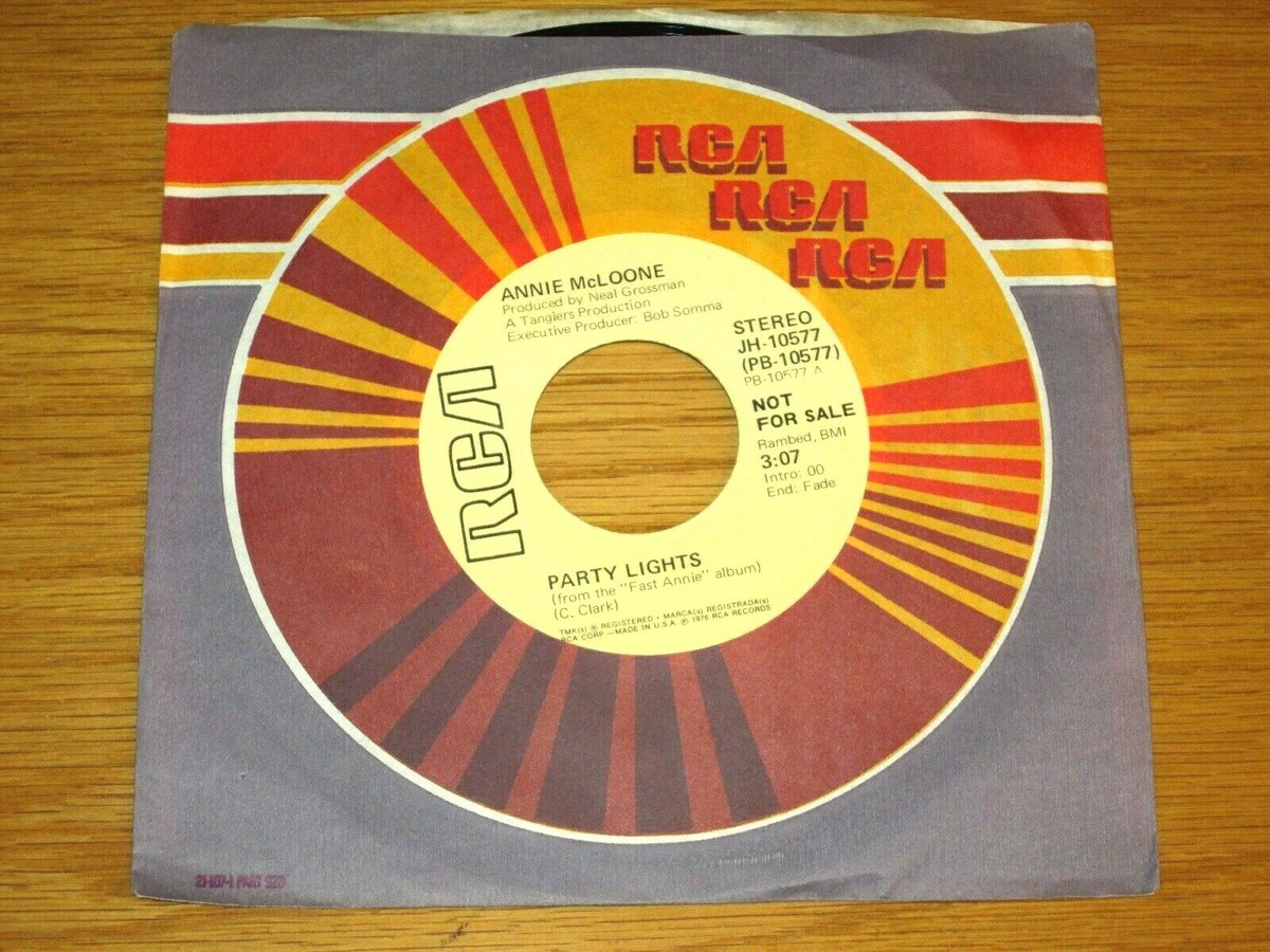 PROMO 70s ROCK 45 RPM - ANNIE McLOONE - RCA 10577 - 