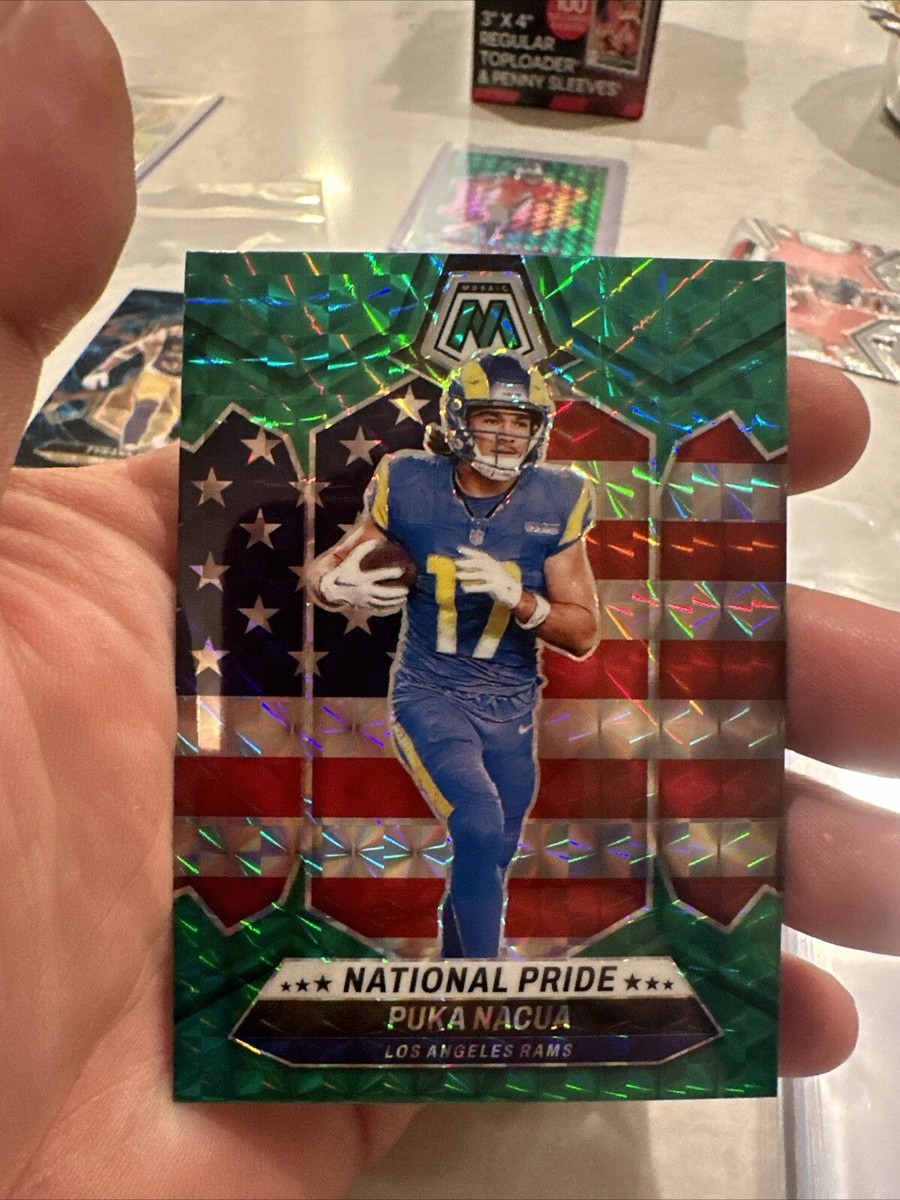2024 Panini Mosaic Green Mosaic National Pride Puka Nacua Los