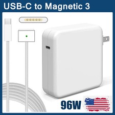 96W USB C MagSaf 3 Charger for MacBook Pro 16 15 14 13 inch 2024 2023 2022 2021