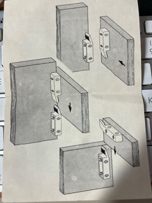 2-PACK Furniture Connector each box has 12