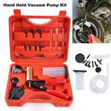 Brake Bleeding Kit Hand Held Vacuum Pump Pressure Tester Case for Car Motorcycle