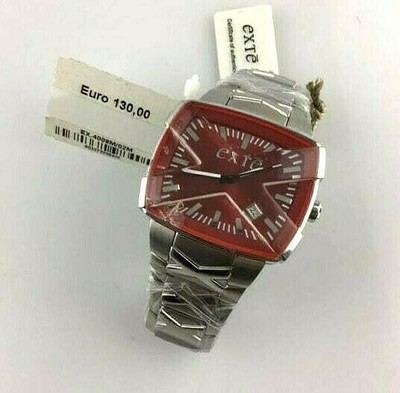 OROLOGIO EXTE' QUARZO 41MM ACCIAIO LIST.130 DEPLOYANTE UOMO | eBay