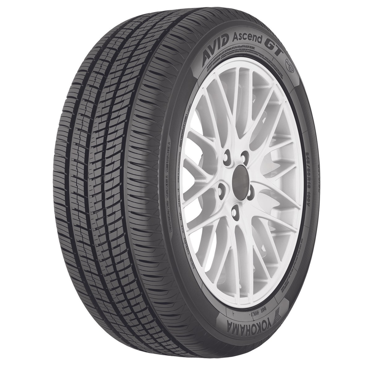 4 New Yokohama Avid Ascend Gt - 215/55r16 Tires 2155516 215 55 16