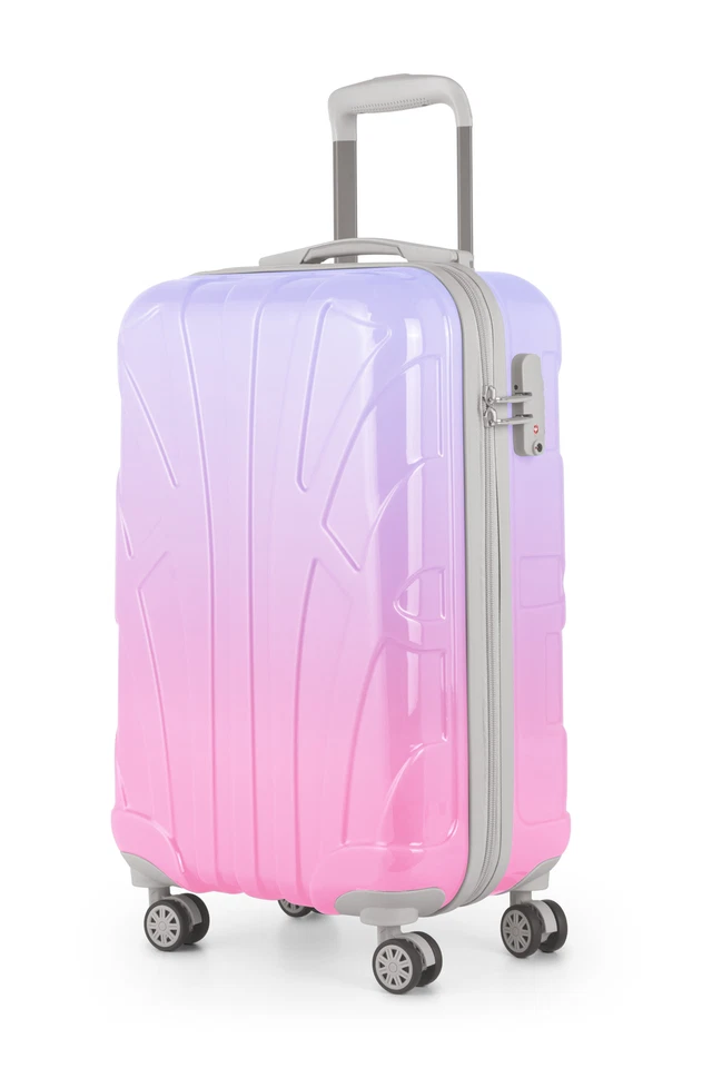 SUITLINE Handgepäck Hartschalen-Koffer Koffer Trolley Rollkoffer Reisekoffer TSA - Bild 4 von 4